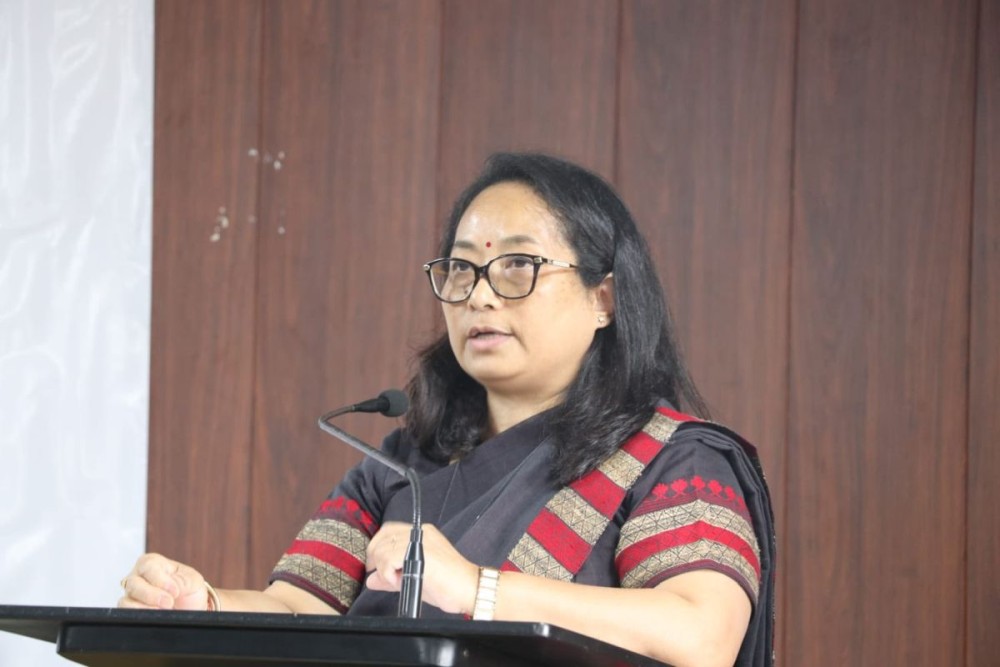 Dr Raj Prabha Moktan, Director, RRC-NE, Guwahati addressing the participants.